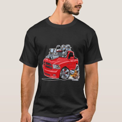 Dodge Ram red 1500 pickup Truck T_Shirt