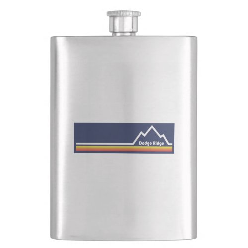 Dodge Ridge Mountain Resort California Flask