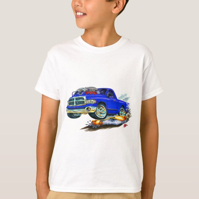 Dodge SRT10 Blue Truck T-Shirt (Front)