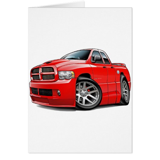 Dodge SRT10 Ram Dualcab Red Cards (Front)