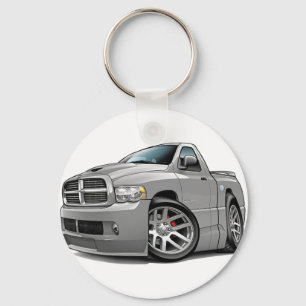 Dodge SRT10 Ram Grey Keychain