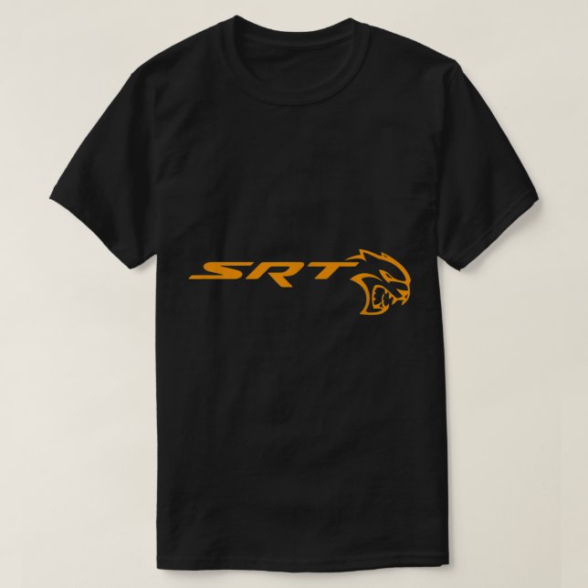 Dodge SRT Hellcat Orange  T-Shirt (Design Front)