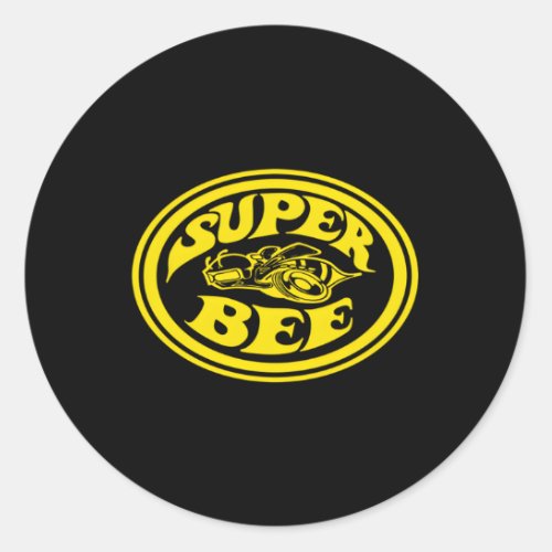 Dodge Super Bee Classic Round Sticker