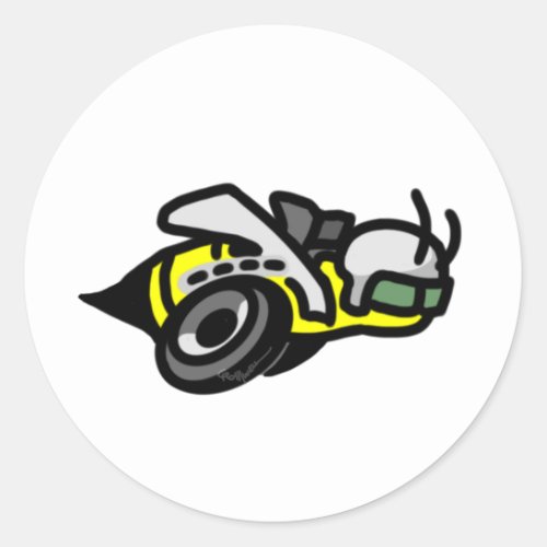 Dodge Super Bee Logo Classic Round Sticker