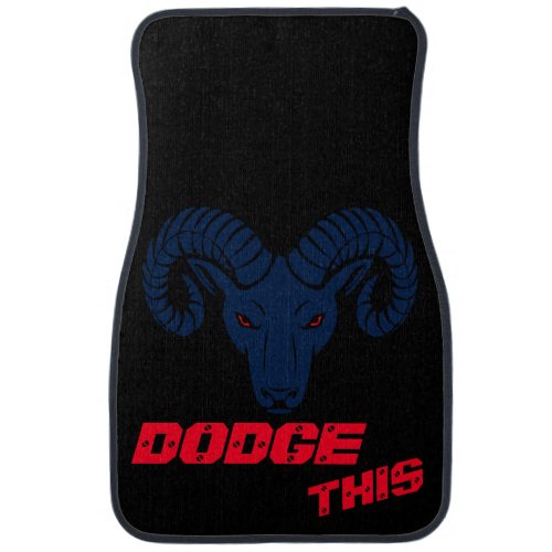 Dodge This Ram Aries Patriotic Blue Pearl Car Floor Mat