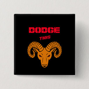 Dodge This Ram Aries Super Orange Sport Button