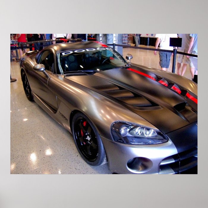 Dodge Viper 2008 American Sports Car Poster Photo