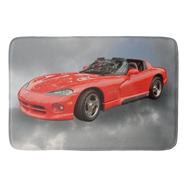 DODGE VIPER BATHROOM MAT (Front)