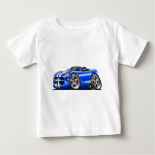 Dodge Viper Roadster Blue-White Car Baby T-Shirt