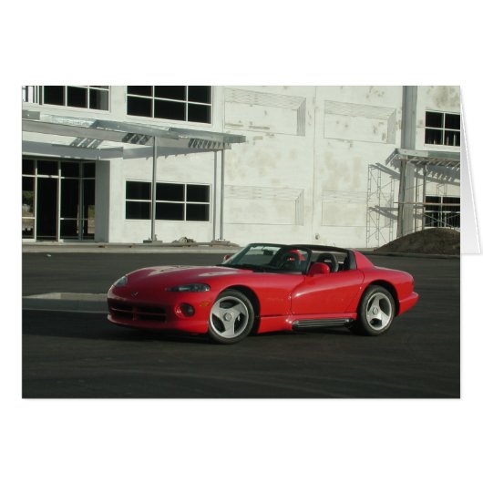 Dodge Viper RT/10 Cards (Front Horizontal)