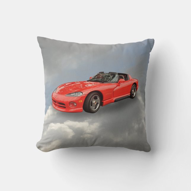 DODGE VIPER THROW PILLOW (Front)