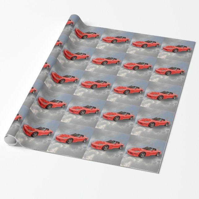 DODGE VIPER WRAPPING PAPER (Unrolled)