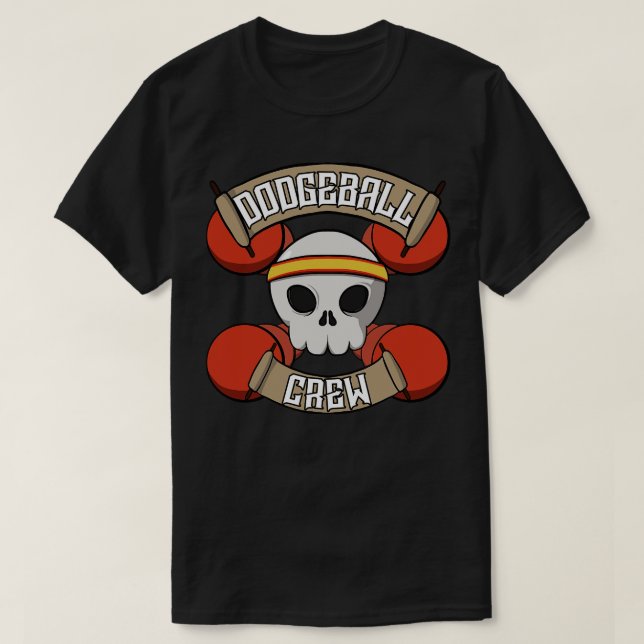 Dodgeball crew Jolly pirate T-Shirt (Design Front)
