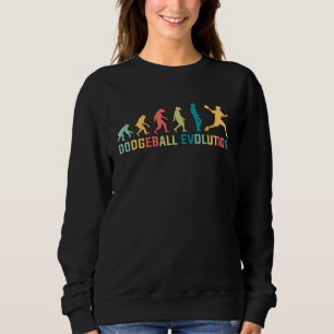 Dodgeball Evolution Champion 80s 90s Retro Vintage Sweatshirt