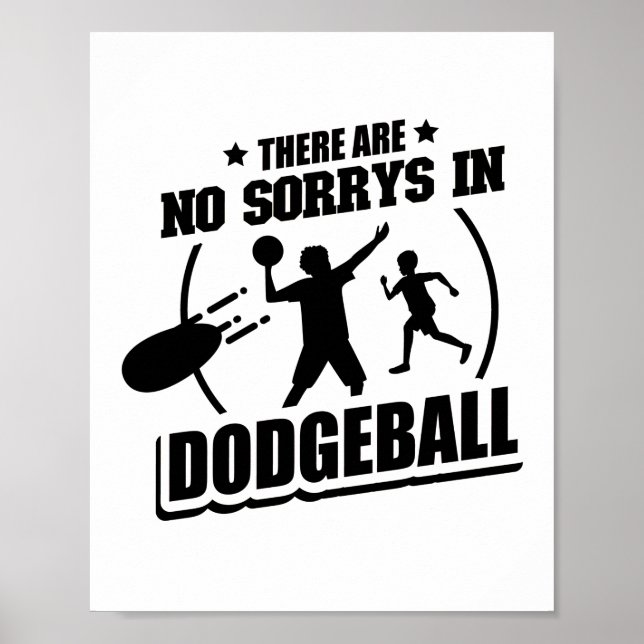 Dodgeball Player | Team Trainer Sport Gifts Poster (Front)