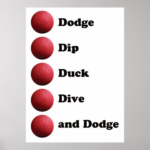 Dodgeball poster