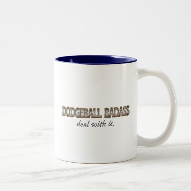 DODGEBALL Two-Tone COFFEE MUG (Right)