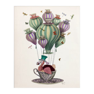 Dodo Balloon with Dragonflies Acrylic Print