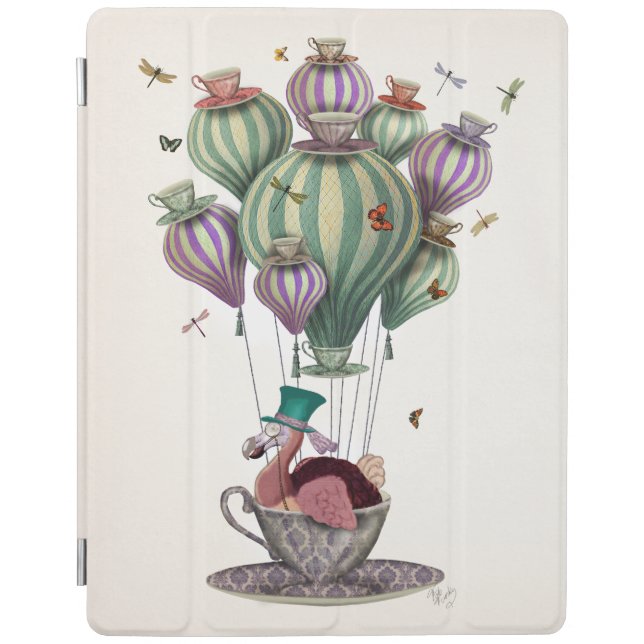 Dodo Balloon with Dragonflies iPad Air Cover (Front)