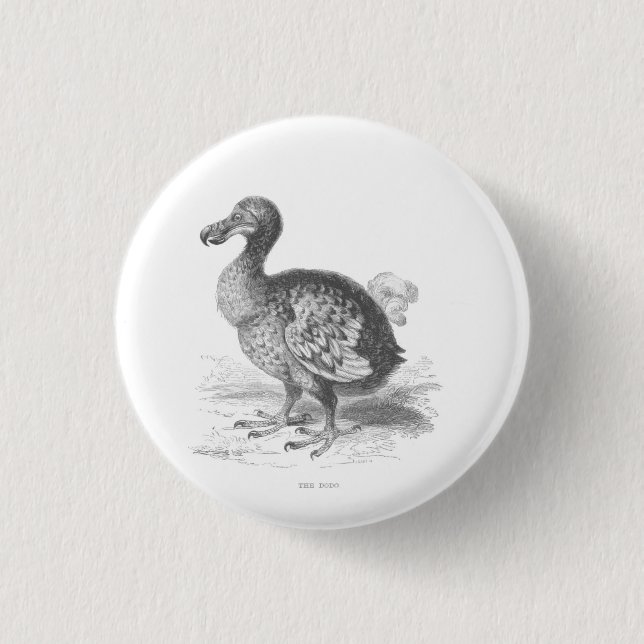 Dodo Bird Button (Front)