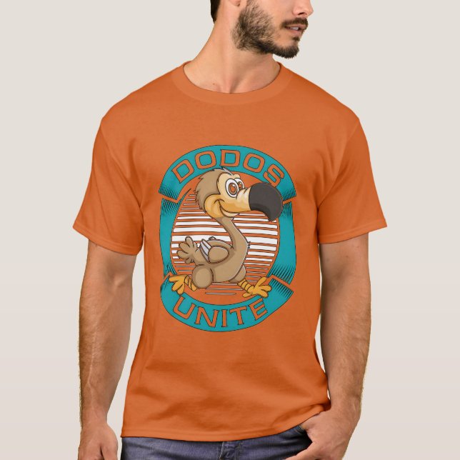 Dodo Bird Dodos Unite Flightless Etinct Birds vint T-Shirt (Front)