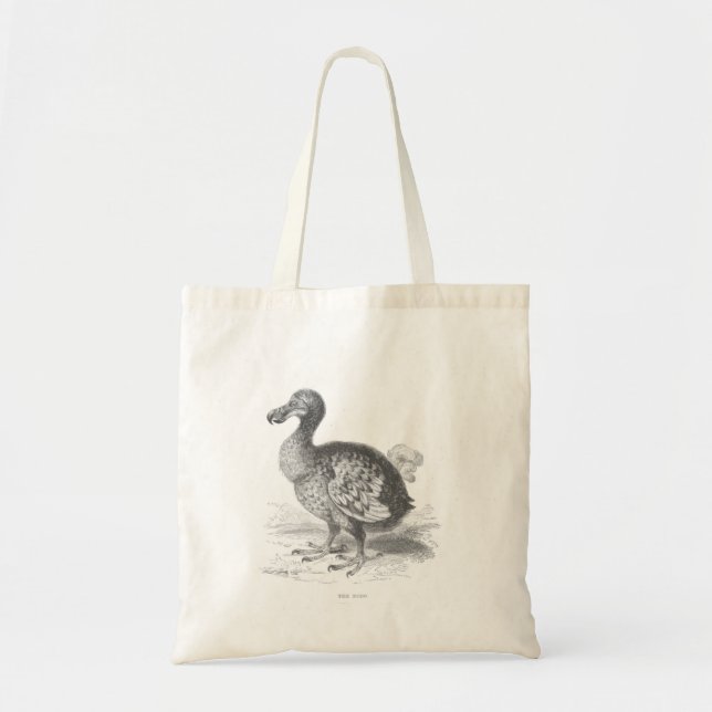 Dodo bird illustration tote bag (Front)