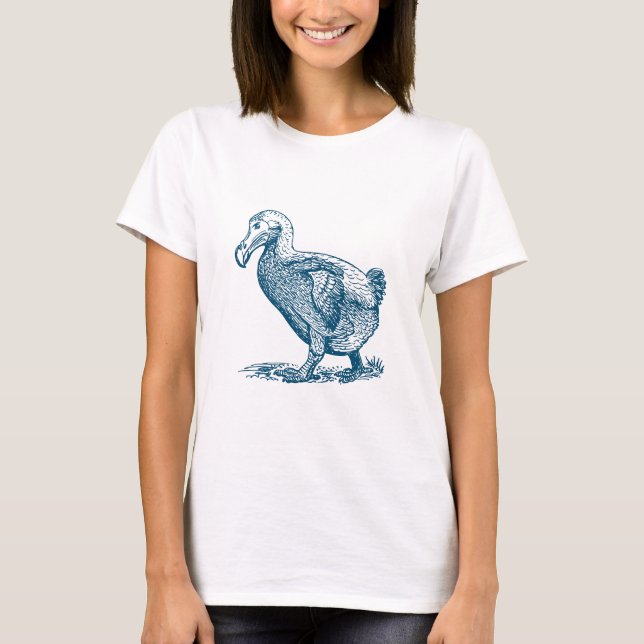 Dodo Bird - Ocean Blue T-Shirt (Front)