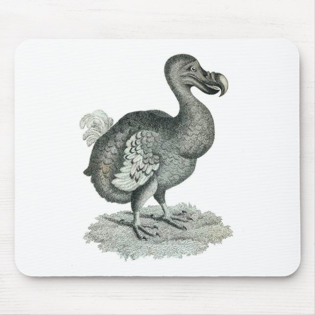 DoDo Bird Print Mouse Pad (Front)