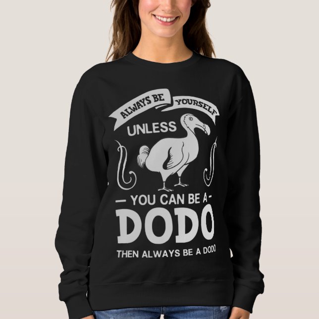 Dodo Bird  Skeleton Madagascar Sweatshirt (Front)