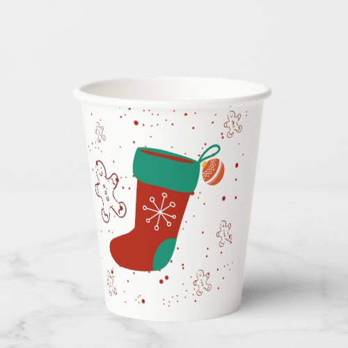 Dodo Craft Studio Cute Christmas Stocking Holiday. Paper Cups