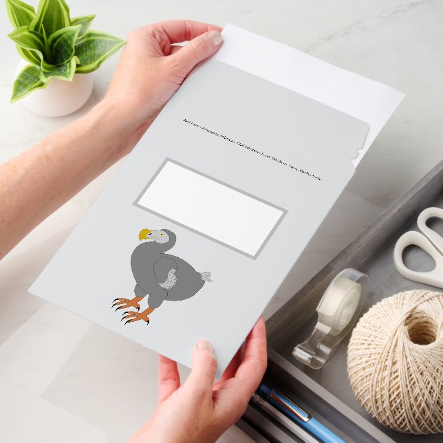 Dodo Design Any Colour Background Envelope Mailers (Desk)