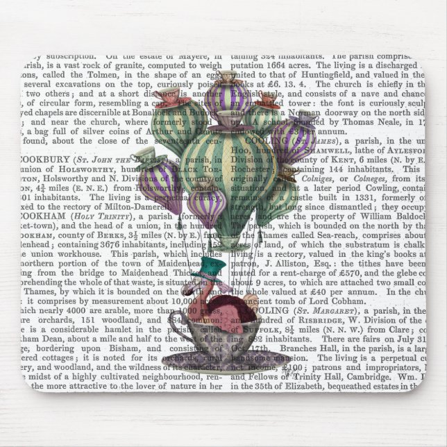 Dodo in Teacup Mouse Pad (Front)