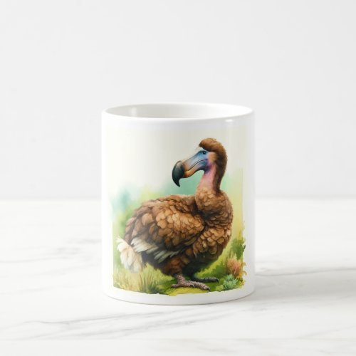 Dodo in the Wild REF57 _ Watercolor Coffee Mug