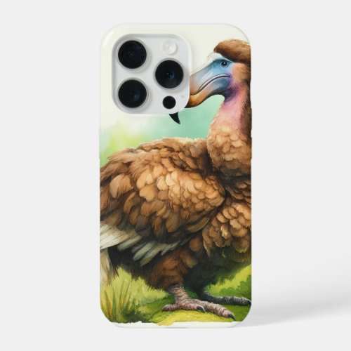 Dodo in the Wild REF57 _ Watercolor iPhone 15 Pro Case