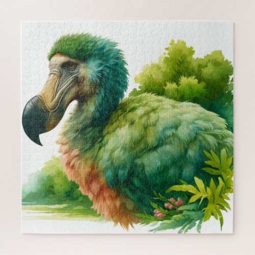 Dodo in Watercolor REF11 _ Watercolor Jigsaw Puzzle
