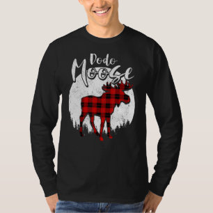 Dodo Moose Red Plaid Buffalo Matching Family Pajam T-Shirt