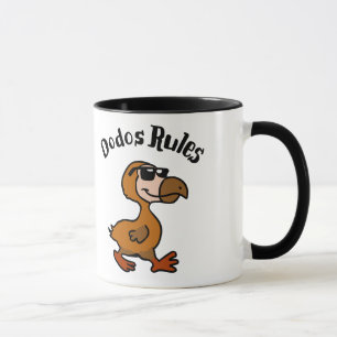 Dodo rules   choose background color mug