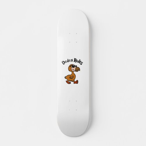 Dodo rules  choose background color skateboard
