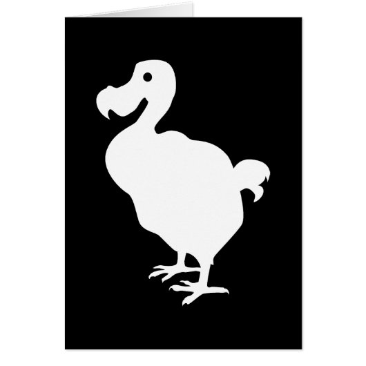 Dodo Silhouette Cards (Front)