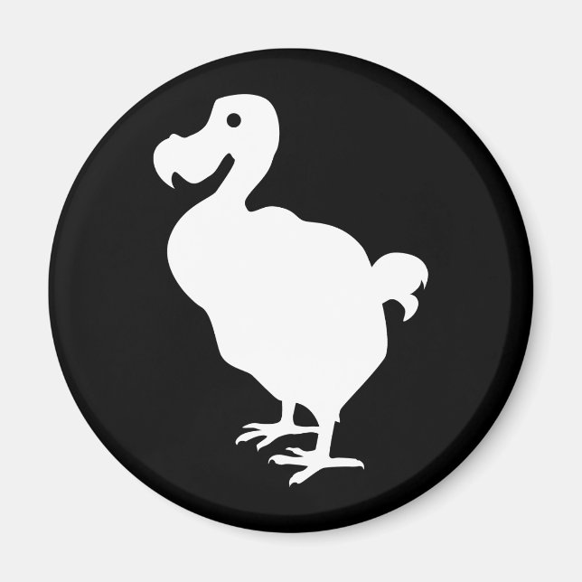 Dodo Silhouette Magnet (Front)