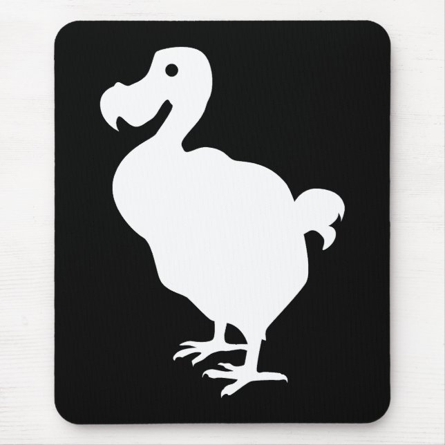 Dodo Silhouette Mouse Pad (Front)