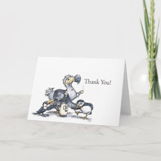 (Dodo, Toucan, and Puffin) Thank you! Thank You Card