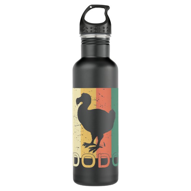 Dodo Vogel Stainless Steel Water Bottle (Front)