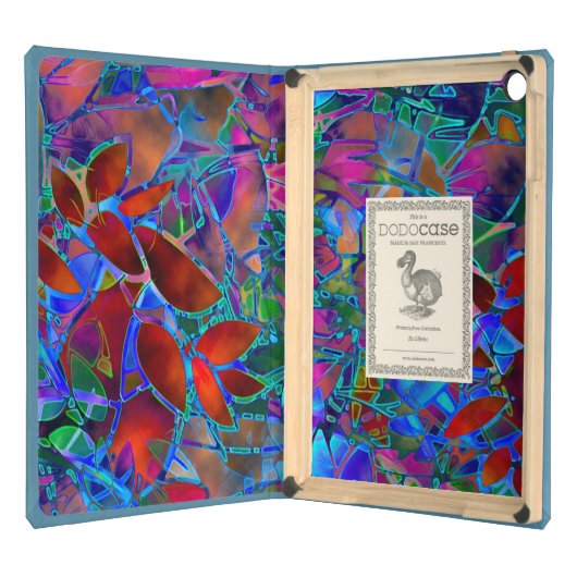 Dodocase iPad Air Floral Abstract Stained Glass iPad Air Covers (Front (Open))