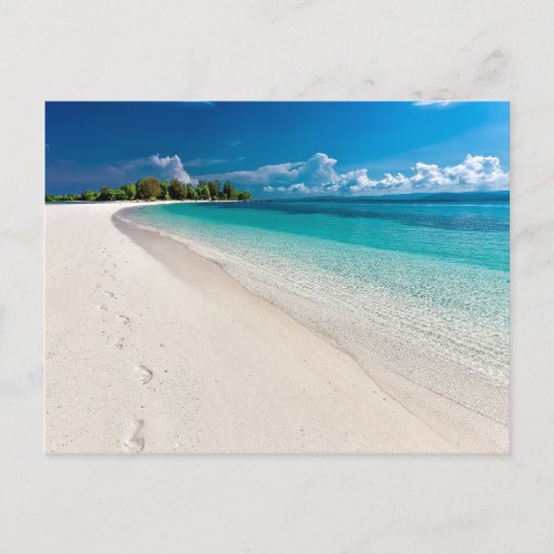 Dodola sandy beach Morotai Indonesia  Card