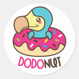 Cartoon Donut Stickers | Zazzle