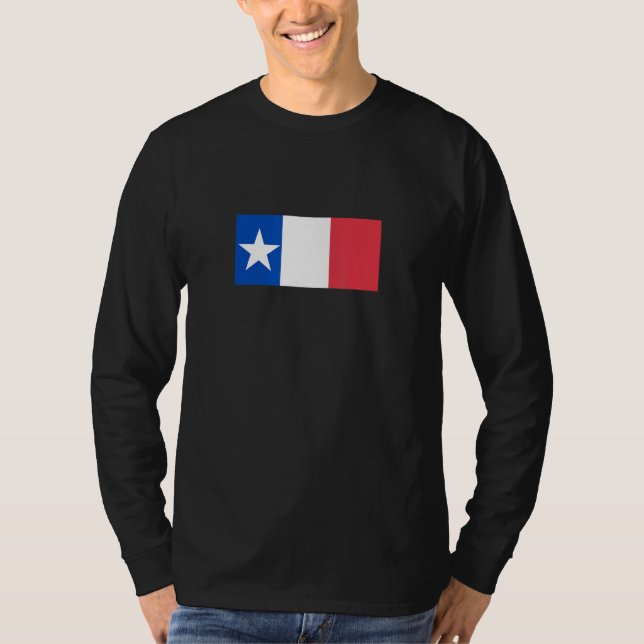 Dodson Flag  Texas Republic Flag Alamo T-Shirt (Front)