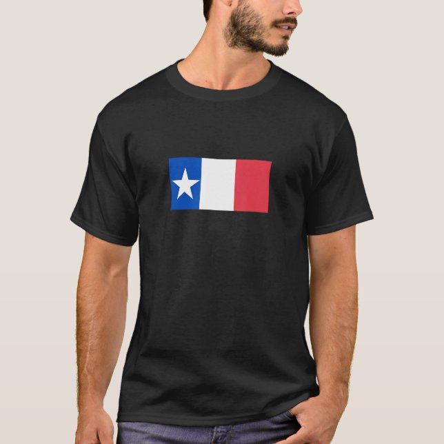 Dodson Flag  Texas Republic Flag Alamo T-Shirt (Front)