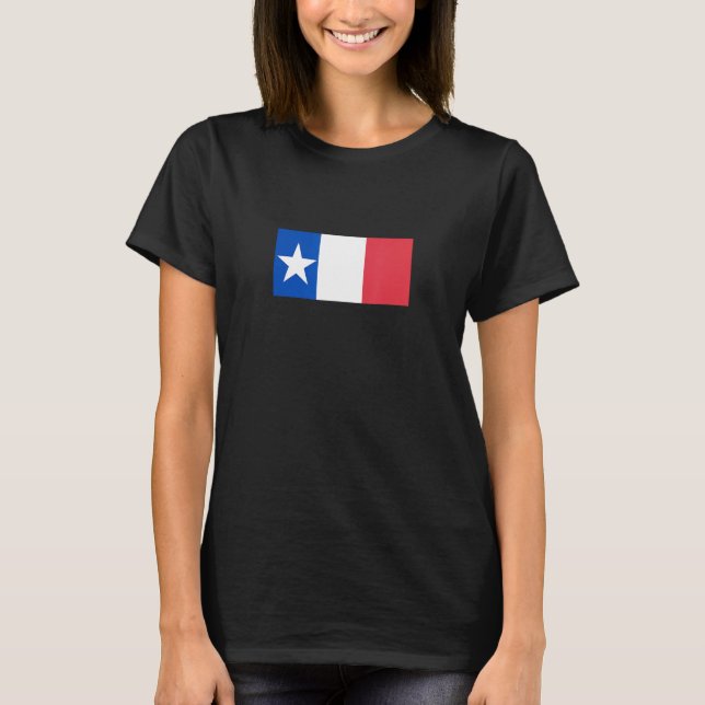 Dodson Flag  Texas Republic Flag Alamo T-Shirt (Front)