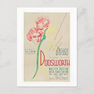 Dodsworth, Film, Movie, Advertising Postcard